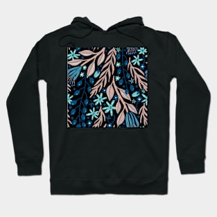 flower and leaves Hoodie